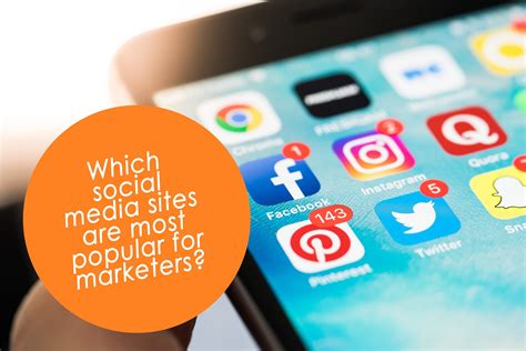 most popular social media sites for marketing